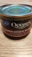Mängden socker i Ocean's Wild Sockeye Salmon