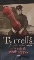 Mängden socker i Tyrrells sea salt & black pepper