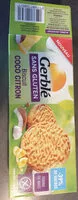 Mängden socker i gerble sans gluten biscuit coco citron