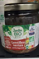 Mängden socker i lentilles vertes