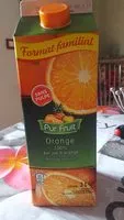 Mängden socker i Jus d'Orange 100% Pur Jus