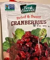 Mängden socker i Dried Cranberries