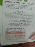 Mängden socker i Salade Jambon Fumé Mozzarella