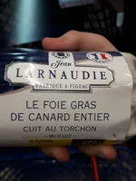Mängden socker i le foie gras de canard  entier