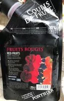 Mängden socker i Coulis de fruit