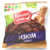 Mängden socker i Изюм тёмный