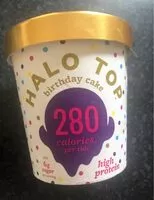 Mängden socker i Halo top birthday cake