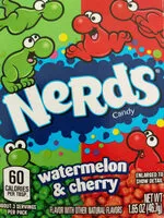 Mängden socker i Watermelon and Cherry Nerds