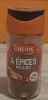 Mängden socker i 4 Épices moulue