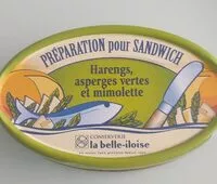 Mängden socker i Préparation pour sandwich