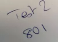 Mängden socker i Test recette 801