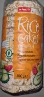 Mängden socker i Wholegrain Rice Cakes unsalted
