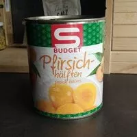 Mängden socker i S-BUDGET Pfirsichhälften