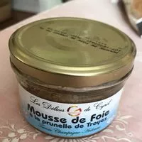 Mängden socker i Mousse de foie à la prunelle de troyes