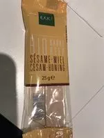 Mängden socker i Bio barre sésame miel