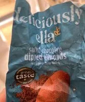 Mängden socker i Salted chocolate dipped almonds