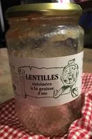 Mängden socker i Lentilles