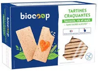 Mängden socker i Tartine craquante sarrasin, riz et maïs