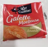 Mängden socker i Galette Moelleuse saveur amande