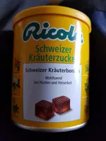 Mängden socker i Schweizer Kräuterbonbon