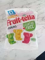 Mängden socker i fruit-tella koalas