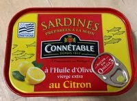 Mängden socker i Sardines à l'huie d'olive au citron