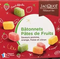 Mängden socker i Batonnets patrs de fruits