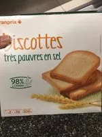 Mängden socker i Biscottes