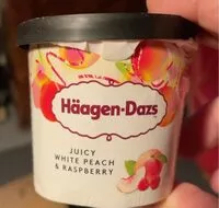 Mängden socker i Juicy white peach & rasperrry
