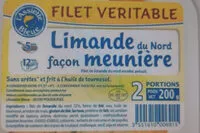 Mängden socker i Limande du Nord façon meunière. Filet véritable.