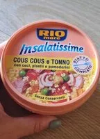 Mängden socker i Cous cous e tonno