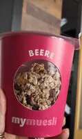 Mängden socker i mymüsli