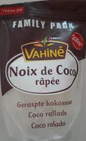 Mängden socker i noix de coco râpée