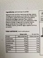 Mängden socker i Tacos de cochinita pibil