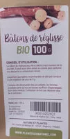 Mängden socker i bâton de réglisse bio