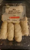 Mängden socker i Mini nems poulet sauce nuoc mam