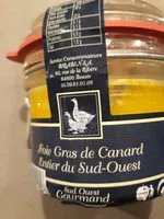 Mängden socker i Foie gras de canard entier du Sud ouest