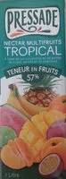 Mängden socker i pressade nectar multifruits tropical