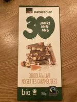 Mängden socker i chocolat au lait noisettes caramélisées
