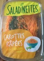 Mängden socker i Carottes râpées à la ciboulette