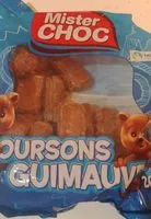 Mängden socker i Oursons guimauve