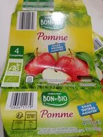 Mängden socker i purée de pomme sans sucres ajoutés