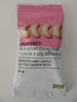 Mängden socker i Noix de cajou grillées pauvres en sel