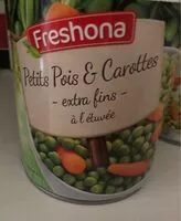 Mängden socker i Petits pois carottes