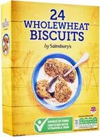 Mängden socker i 24 wholewheat biscuits