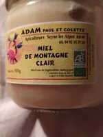 Mängden socker i Miel de montagne clair