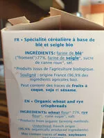 Mängden socker i Tartines craquantes froment