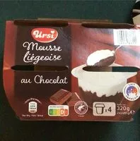 Mängden socker i Mousse liegeoise au chocolat