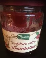 Mängden socker i Confiture extra framboises