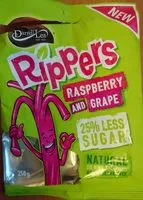 Mängden socker i Rippers - Raspberry and Grape